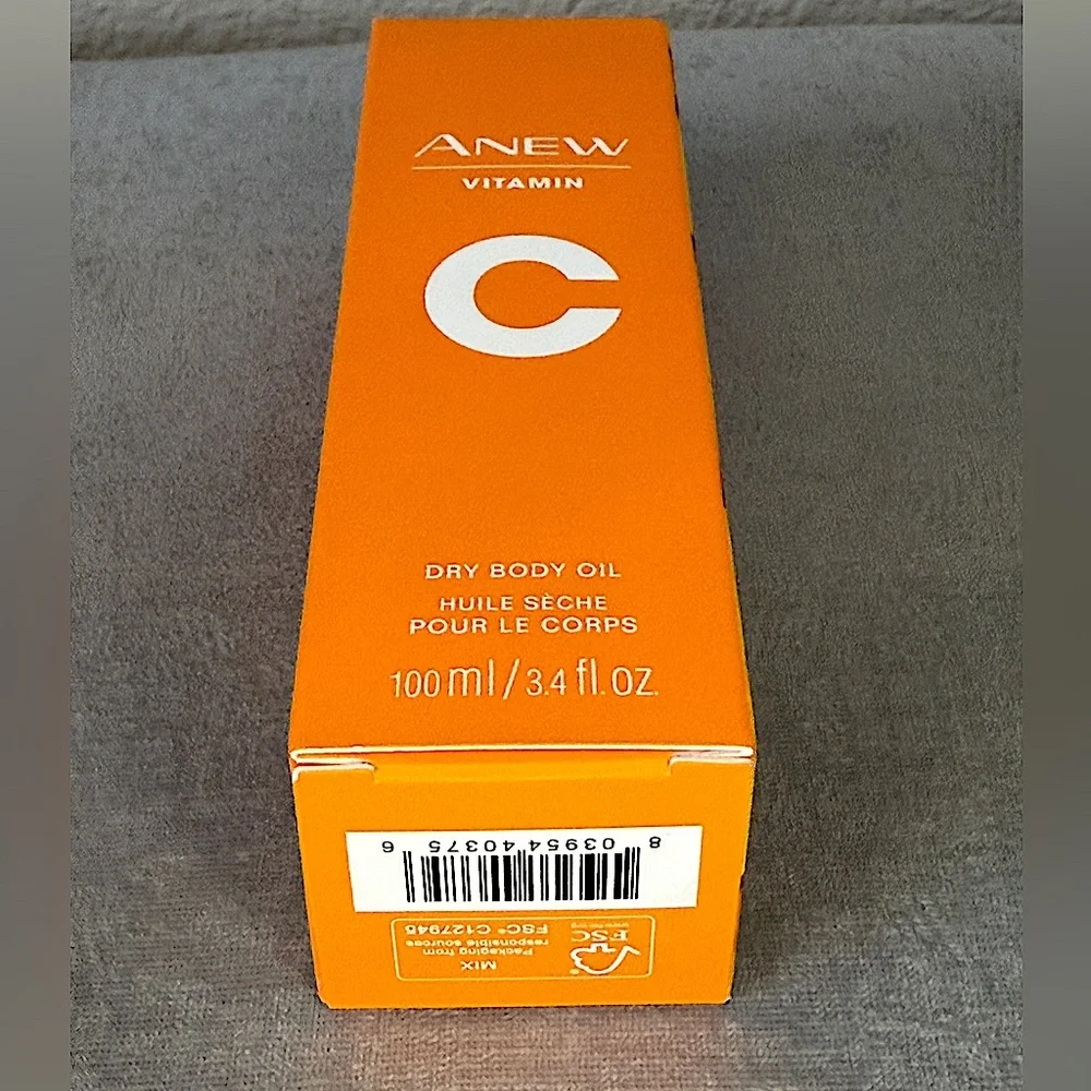 Vitamin C Dry Body Oil — Avon Anew, 3.4 floz - Picture 9 of 12